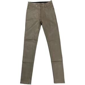 Carmar Jeans High‎ Rise Skinny Stretch Coated Wax Casual Pants Women's 28 NEW